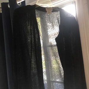 Sequins blazer black